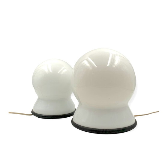 Image 1 of Paire de lampes de table vintage Scafandro par Sergio Asti pour Candle, Italie, années 1970