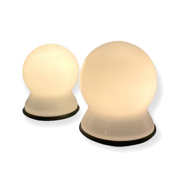 Image 1 of Paire de lampes de table vintage Scafandro par Sergio Asti pour Candle, Italie, années 1970