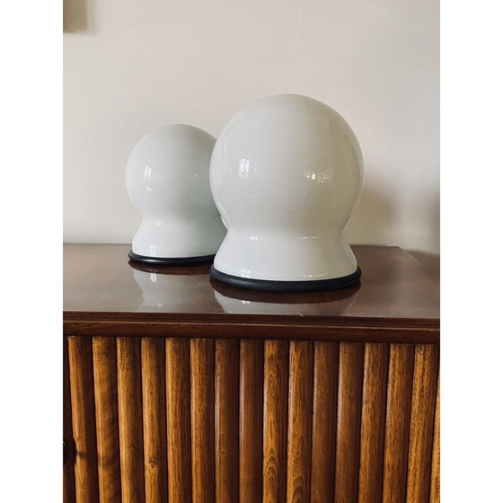 Image 1 of Paire de lampes de table vintage Scafandro par Sergio Asti pour Candle, Italie, années 1970
