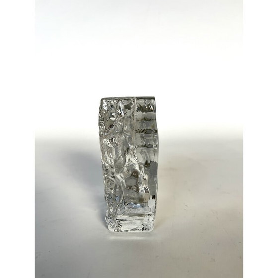 Image 1 of Vase en verre vintage de Georgshütte, années 1950