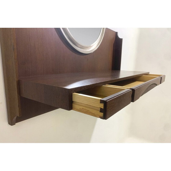 Image 1 of Console murale avec miroir, Mid Century, Italie, années 1960
