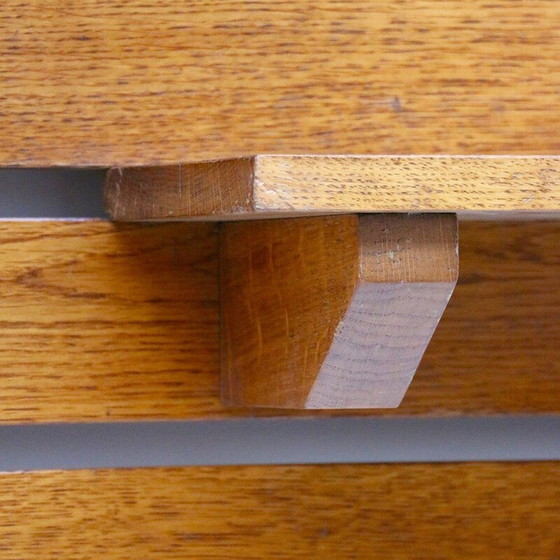 Image 1 of Panneau mural vintage avec étagères, France 1960