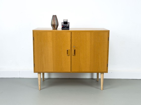 Image 1 of Cabinet Danois En Chêne Par Børge Mogensen Pour Søborg Møbelfabrik, 1960S