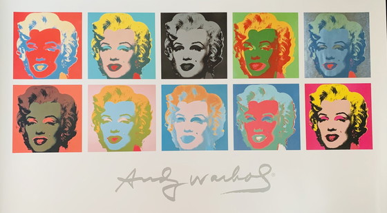 Image 1 of Signée avec l'inscription dans le copyright "The Andy Warhol Foundation For The Visual Arts, Inc.". Lithographie offset.