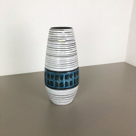 Image 1 of Grand vase vintage en lave grasse de Scheurich Allemagne 1970