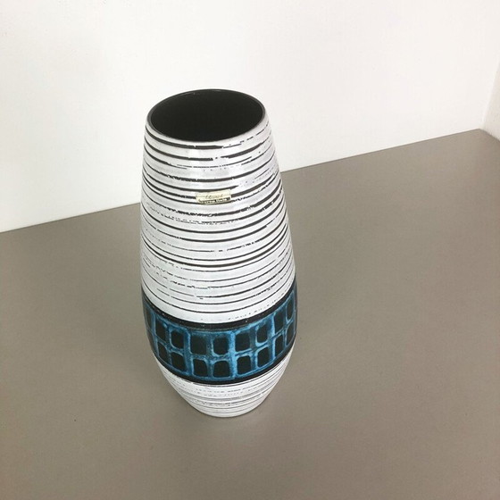 Image 1 of Grand vase vintage en lave grasse de Scheurich Allemagne 1970