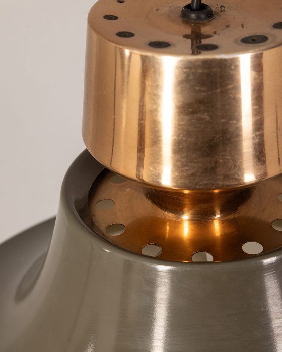 Image 1 of Pendentif italien vintage en métal émaillé, 1970