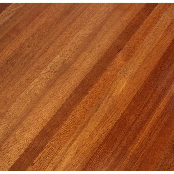 Image 1 of Table basse vintage en teck massif par Niels Bach, Danemark 1970