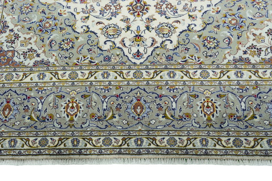 Image 1 of 348 X 247 cm Tapis Keshan en liège, noué à la main, Beige