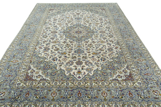 Image 1 of 348 X 247 cm Tapis Keshan en liège, noué à la main, Beige