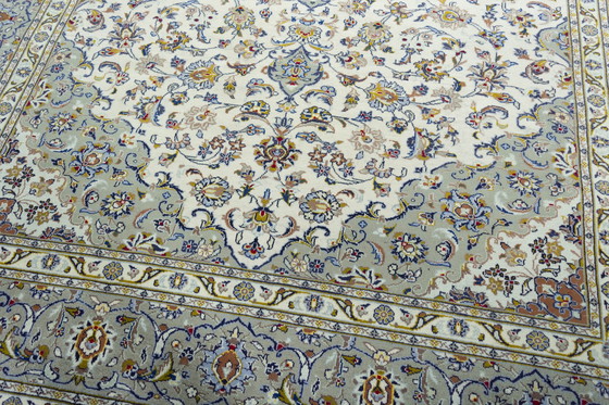 Image 1 of 348 X 247 cm Tapis Keshan en liège, noué à la main, Beige