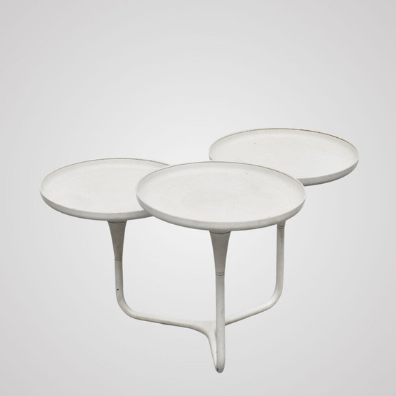 Image 1 of Table basse vintage en métal laqué, France 1970