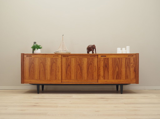 Buffet en bois de rose, design danois, années 1970, production : Skovby Møbelfabrik