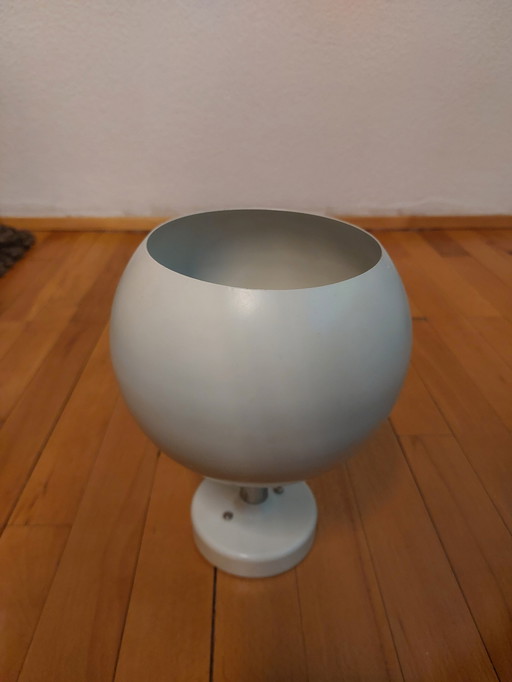 Lampe Boule Rotative En Métal Blanc De Raak