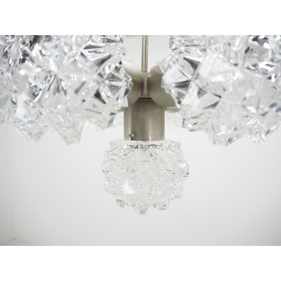 Image 1 of Lustre en verre vintage de Kamenicky Senov, Tchécoslovaquie 1970