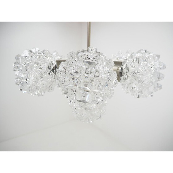 Image 1 of Lustre en verre vintage de Kamenicky Senov, Tchécoslovaquie 1970
