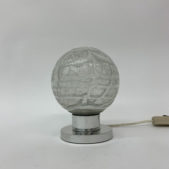 Image 1 of Lampe de table en verre du milieu du siècle par Doria Leuchten, Allemagne, années 1970
