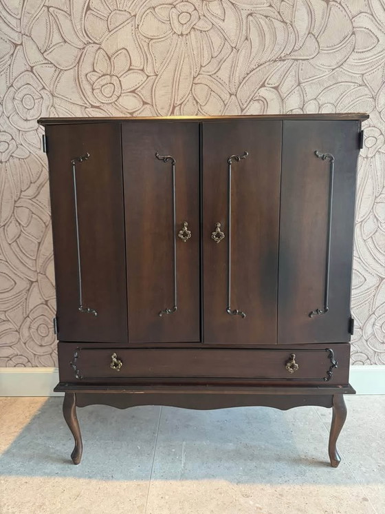 brocante antique cabinet