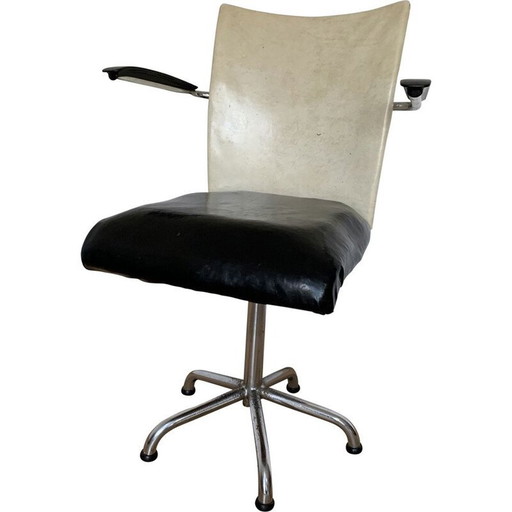 Chaise de bureau vintage de Gebroeders De Wit Pays-Bas 1960s
