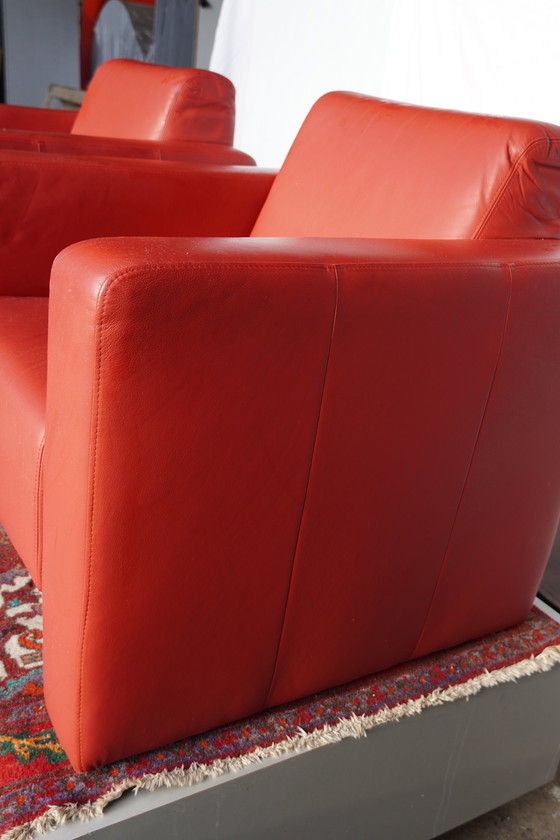 Image 1 of 2 Fauteuils Lounge Rouge