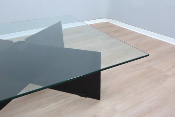 Image 1 of Grande table basse des années 1980 conçue sur mesure par Helg & Albini Studio