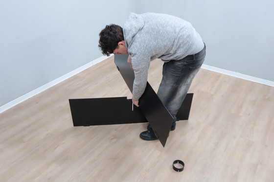 Image 1 of Grande table basse des années 1980 conçue sur mesure par Helg & Albini Studio