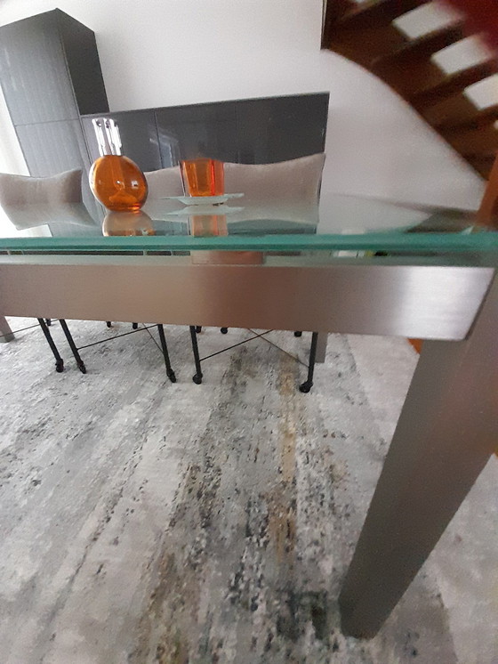 Image 1 of Table à manger en verre