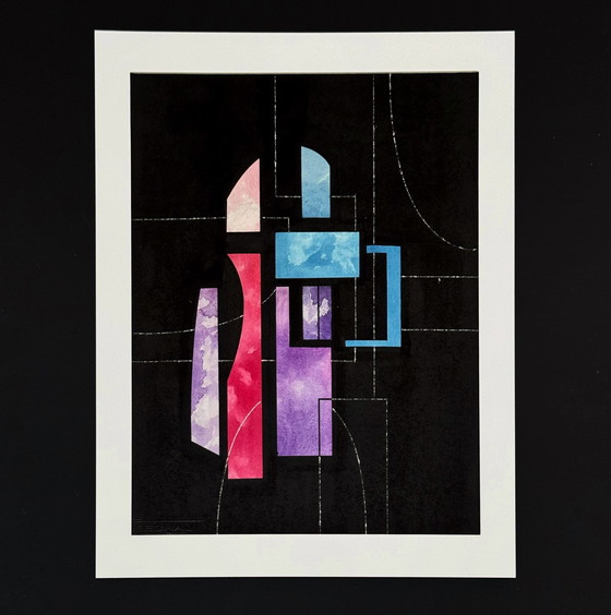 Image 1 of Eugène Eechaut (1928-2019) - Composition géométrique 1974