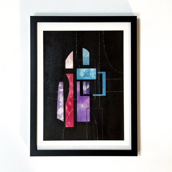 Image 1 of Eugène Eechaut (1928-2019) - Composition géométrique 1974