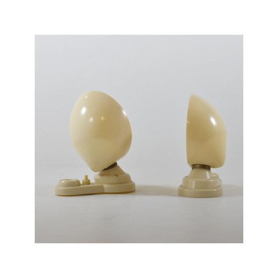 Image 1 of Paire d'appliques en bakélite ivoire, 1930-1940