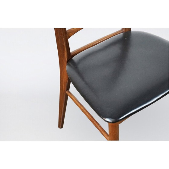 Image 1 of Paire de chaises Lis vintage en teck à dossier échelonné par Niels Koefoed pour Koefoeds Hornslet, 1960s