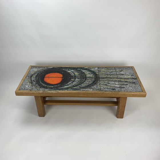 Image 1 of Table basse en céramique de style Mid Century, années 1970