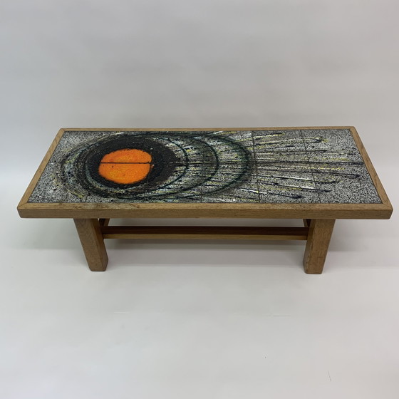 Image 1 of Table basse en céramique de style Mid Century, années 1970