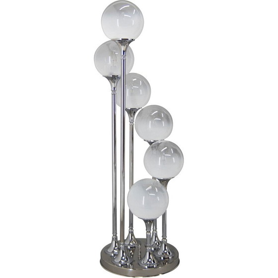 Image 1 of Lampadaire vintage à 6 branches par Targetti Sankey, Italie, années 1960