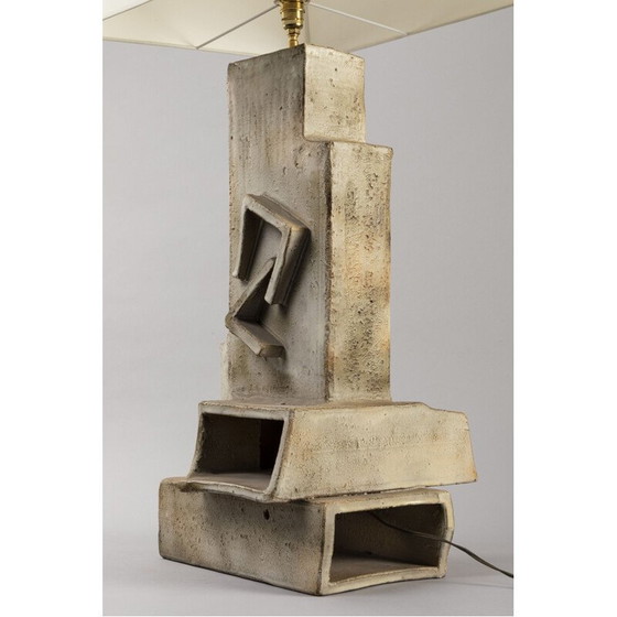 Image 1 of Lampe vintage en céramique de Marius Bessone, 1960