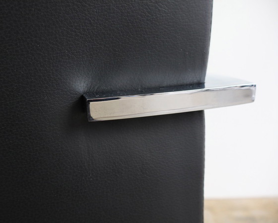 Image 1 of 8X Chaises luge en cuir Artifort par Wolfgang Mezger