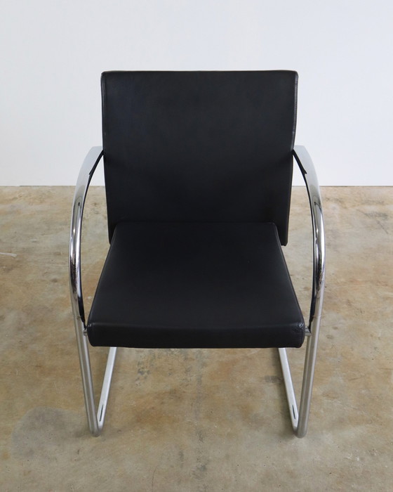 Image 1 of 8X Chaises luge en cuir Artifort par Wolfgang Mezger