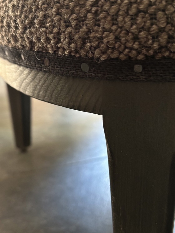 Image 1 of Fauteuil et pouf vintage