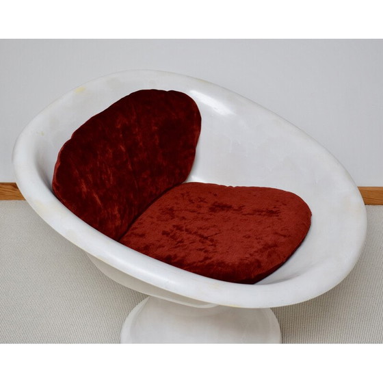 Image 1 of Fauteuil Mercurio en méthacrylate acrylique blanc par Claude Courtecuisse pour Cataneo, 1967