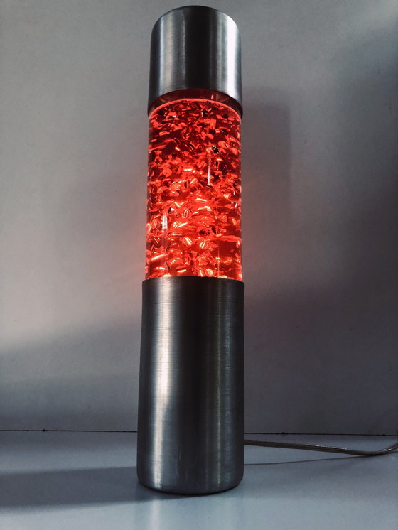 Image 1 of Lampe à Paillettes Vintage • Glitter Lamp • Space Age • 1970