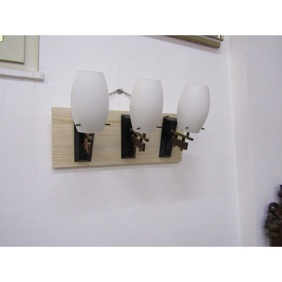 Image 1 of Ensemble de 3 lampes murales vintage stilnovo
