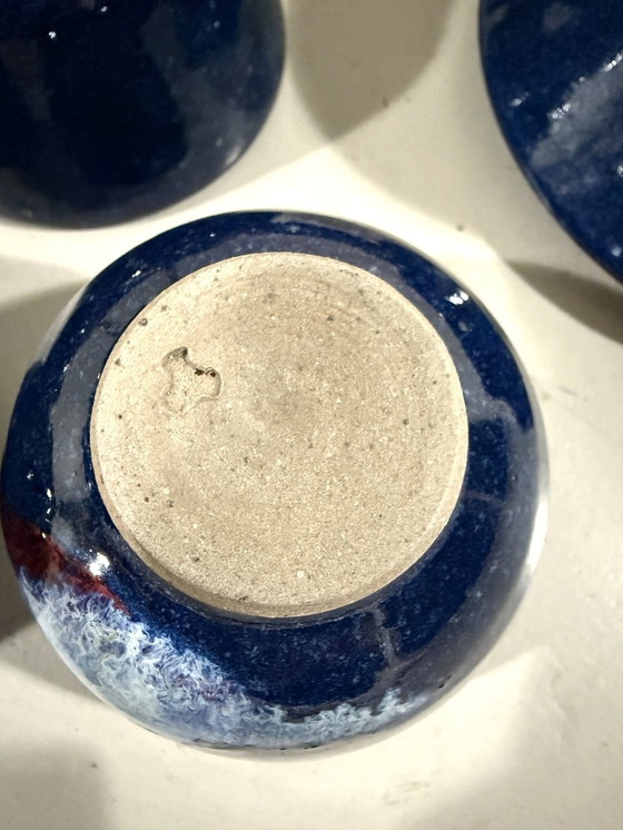 Image 1 of Service à thé en faïence Unica 1980-90'S