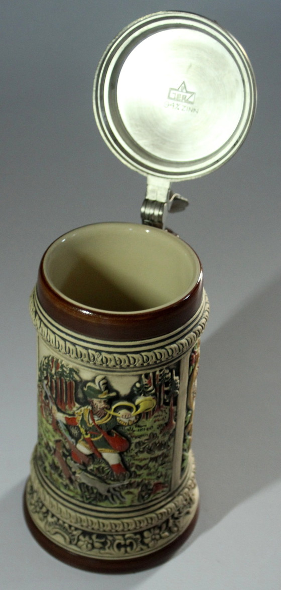 Image 1 of 1960S - Chope à bière Gerz limitée Gerz Club-Collection n° 0237 de 1999 - pièce de collection