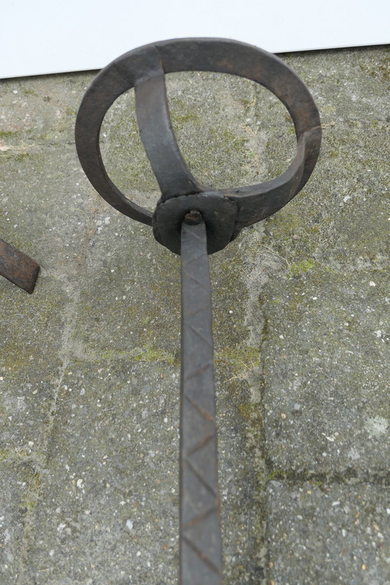 Image 1 of 2x boules de feu antiques lourdes et vintage