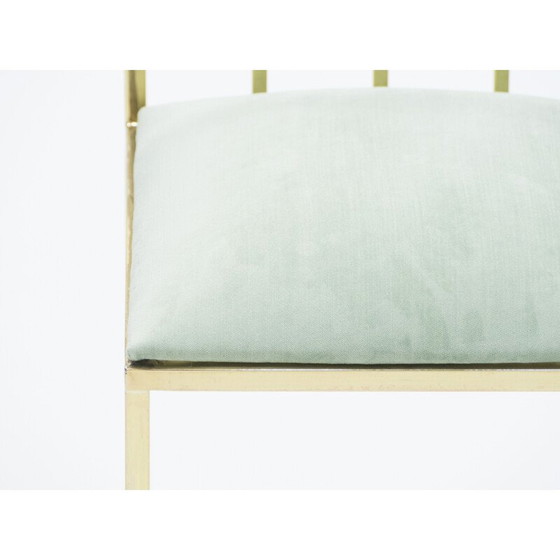 Image 1 of Paire de chaises en laiton vintage de Marc Duplantier, 1960