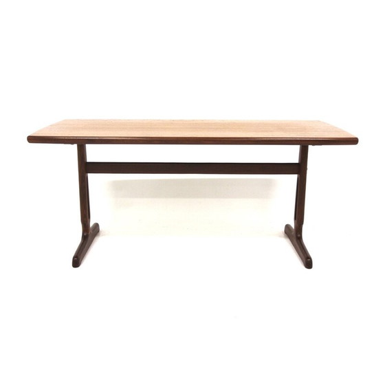 Image 1 of Table basse vintage en teck et hêtre, Suède 1960