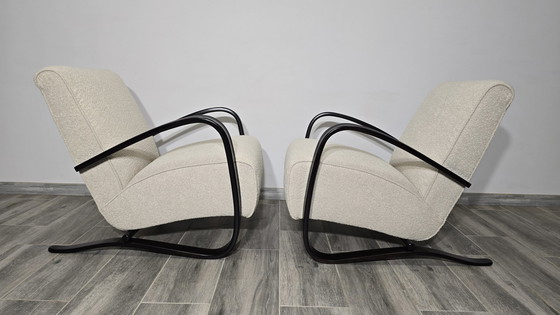 Image 1 of H-269 Fauteuils par Jindřich Halabala, 1940S, Ensemble de 2