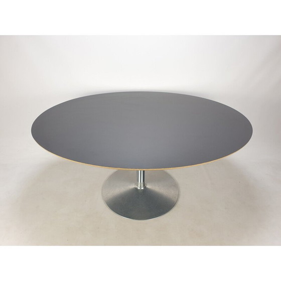 Image 1 of Table de salle à manger ovale vintage par Pierre Paulin pour Artifort, 1960s
