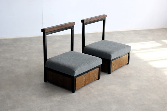 Image 1 of 2X Chaise Vintage