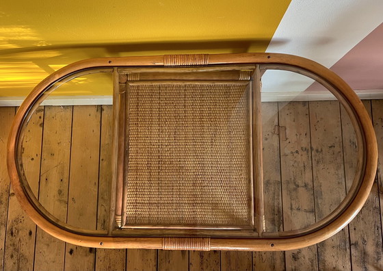 Image 1 of Ensemble bistro vintage en rotin